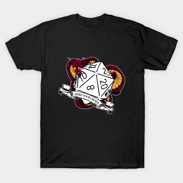 Make your Choice dice T-Shirt by puglove